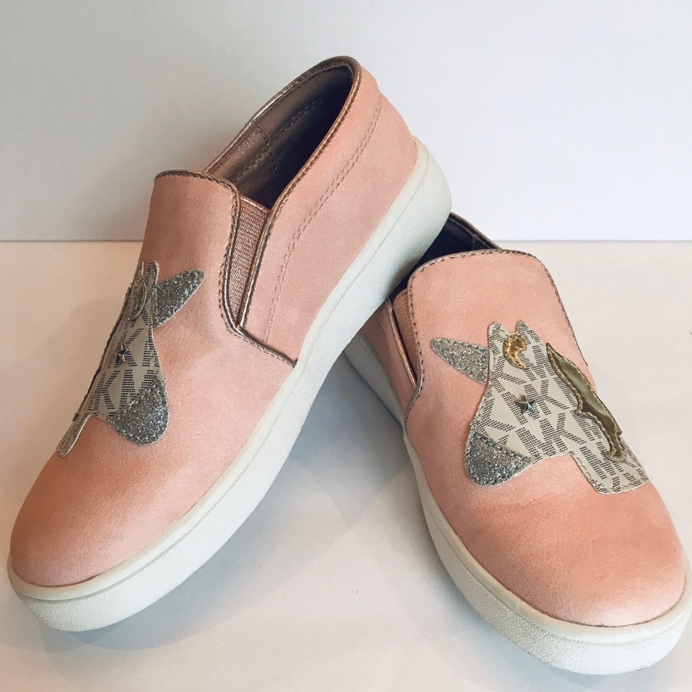 🆕 NEW MICHAEL Michael Kors 🦄 Kids Sneaker BLUSH